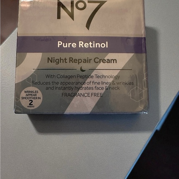No7 Pure Retinol Night Repair Cream With Collagen Technology New In Box - Picture 4 of 8